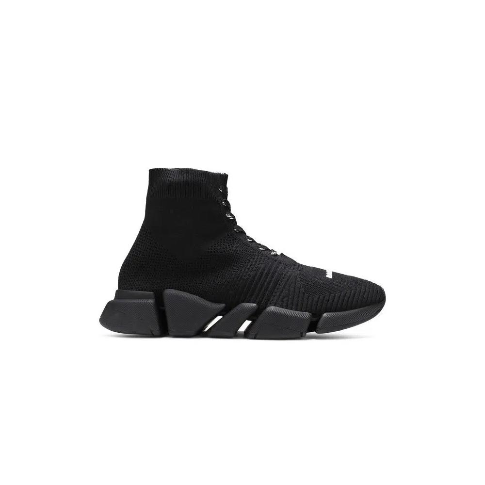 Кроссовки Balenciaga Speed 2.0 Lace-Up Sneaker 'Black' 1