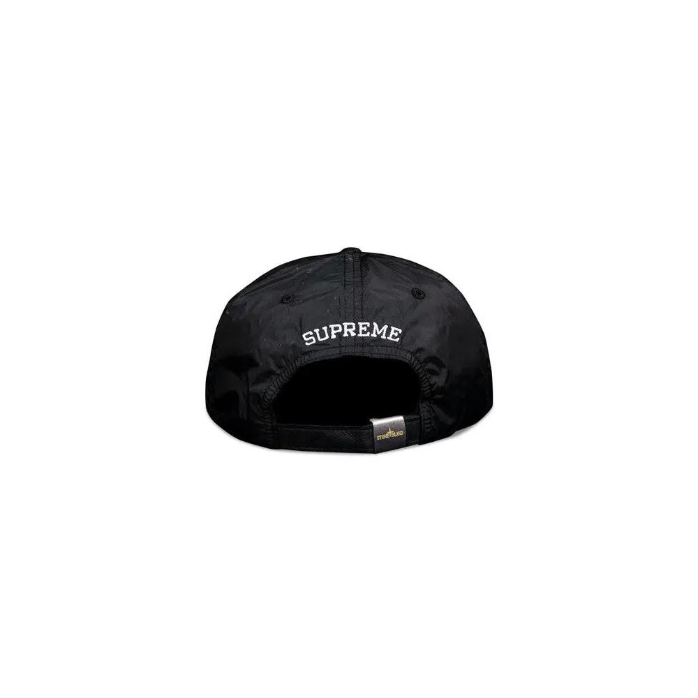Бейсболки Supreme x Stone Island Nylon 6-Panel 'Black' 2