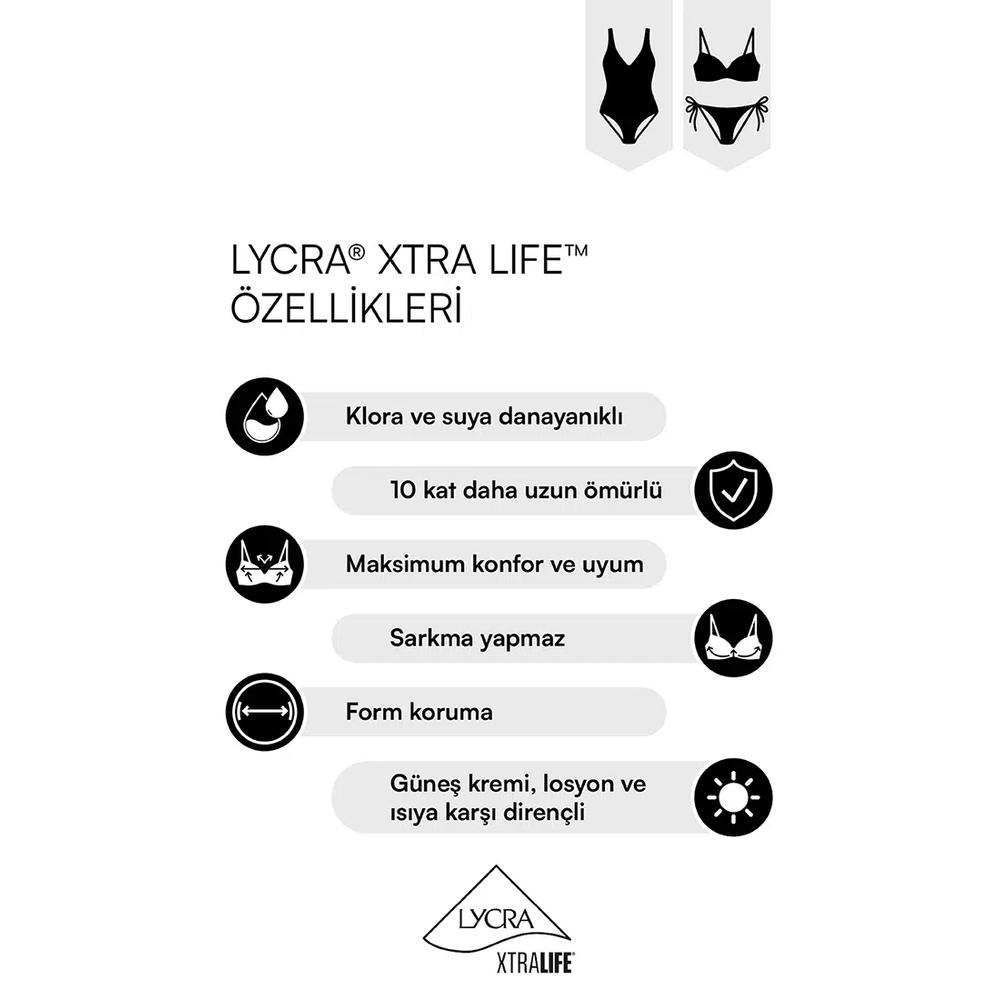 Черный хлор- и водостойкий долговечный Lycra ® Xtra Life большой размер низ бикини Tbbss26Cr00022 4