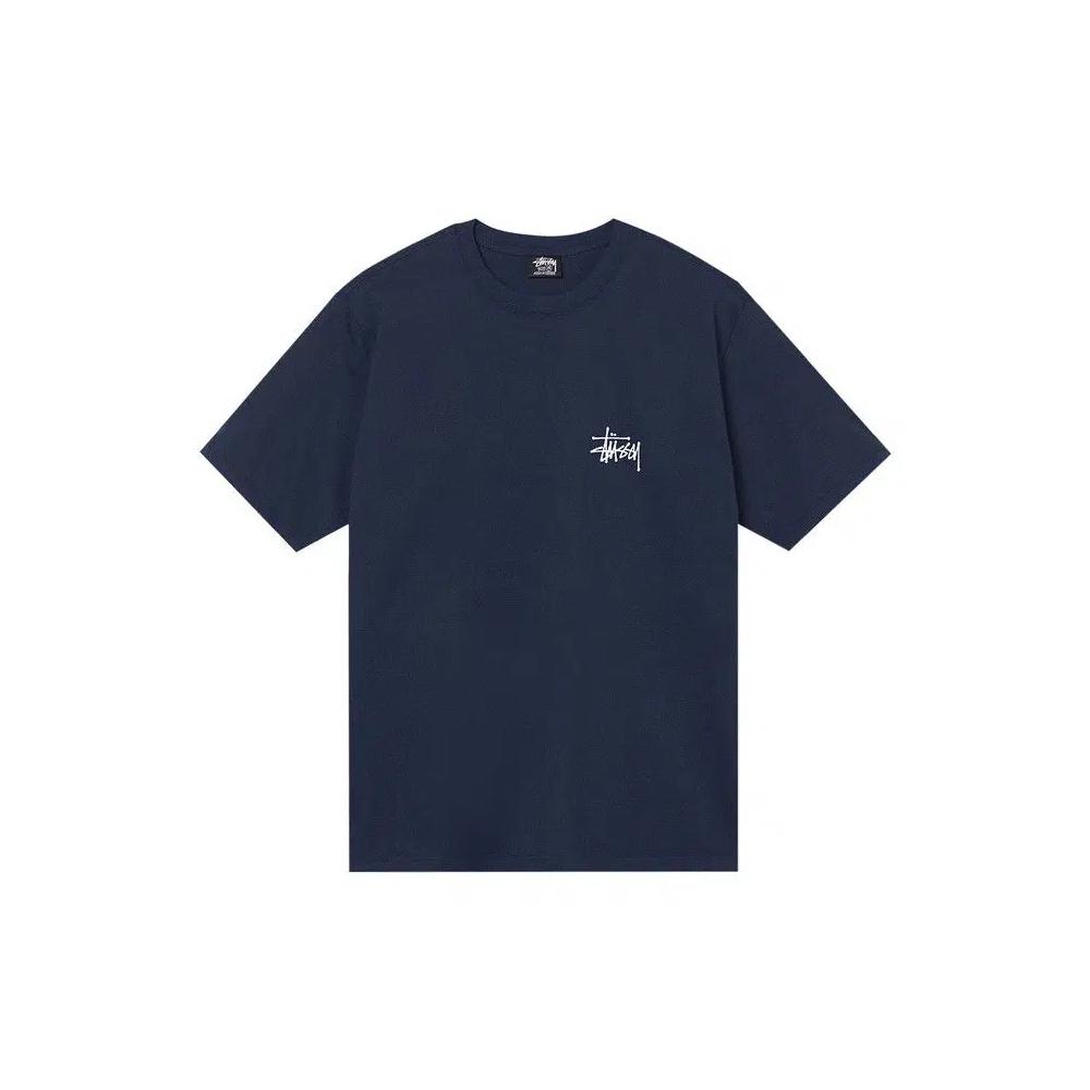 Футболки Stussy Basic Tee 'Темно-синий' 1