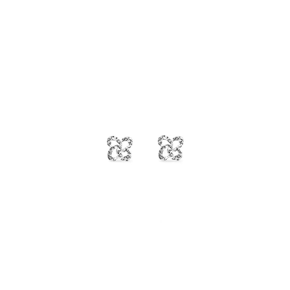 Серьги из стерлингового серебра 925 с покрытием из белого золота SS153 1