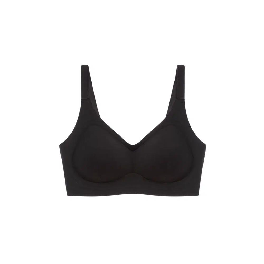 Бюстгальтер Harper Extended Plus Size Seamless Wireless Support Bra в черном цвете 2