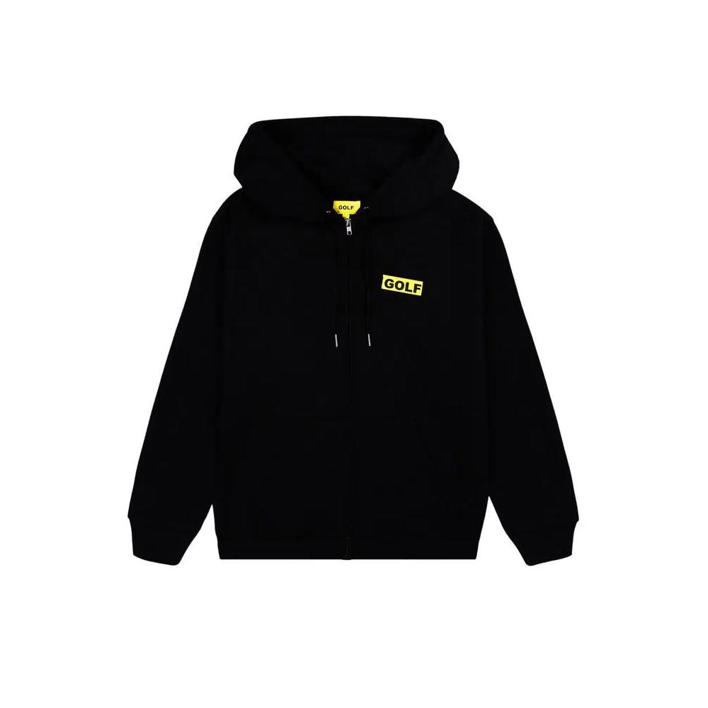 Молнии GOLF WANG Collage Zip Up Hoodie 'Black' 1