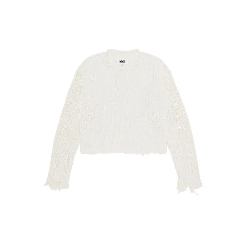 Свитеры MM6 Maison Margiela Crewneck 'Ivory' 1
