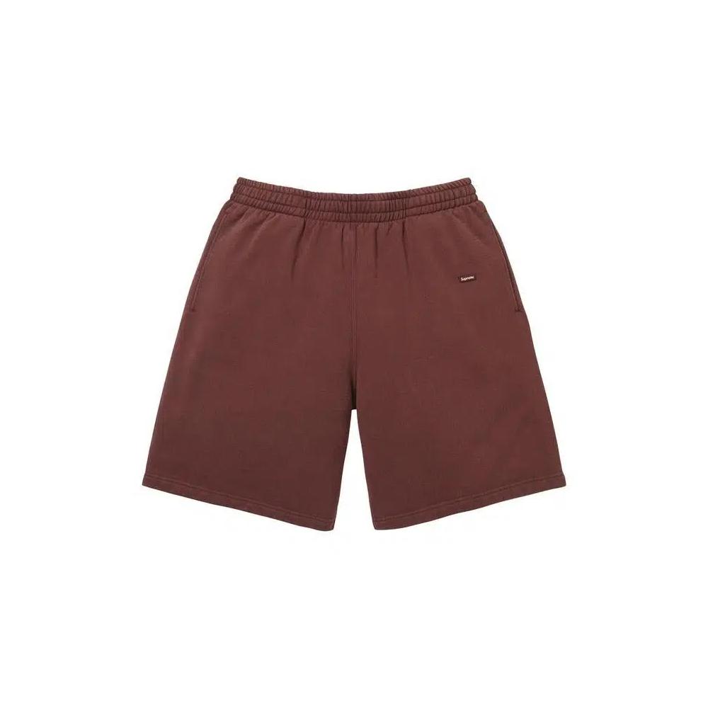 Шорты Supreme Small Box Sweatshort 'Brown' 1