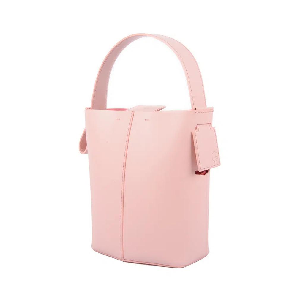 Terranova Felucca Mini Top Handle Bucket Bag в персиково-розовом цвете Sunset 2