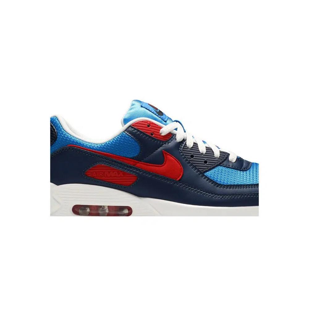 Кроссовки Nike Air Max 90 'Photo Blue University Red' 2