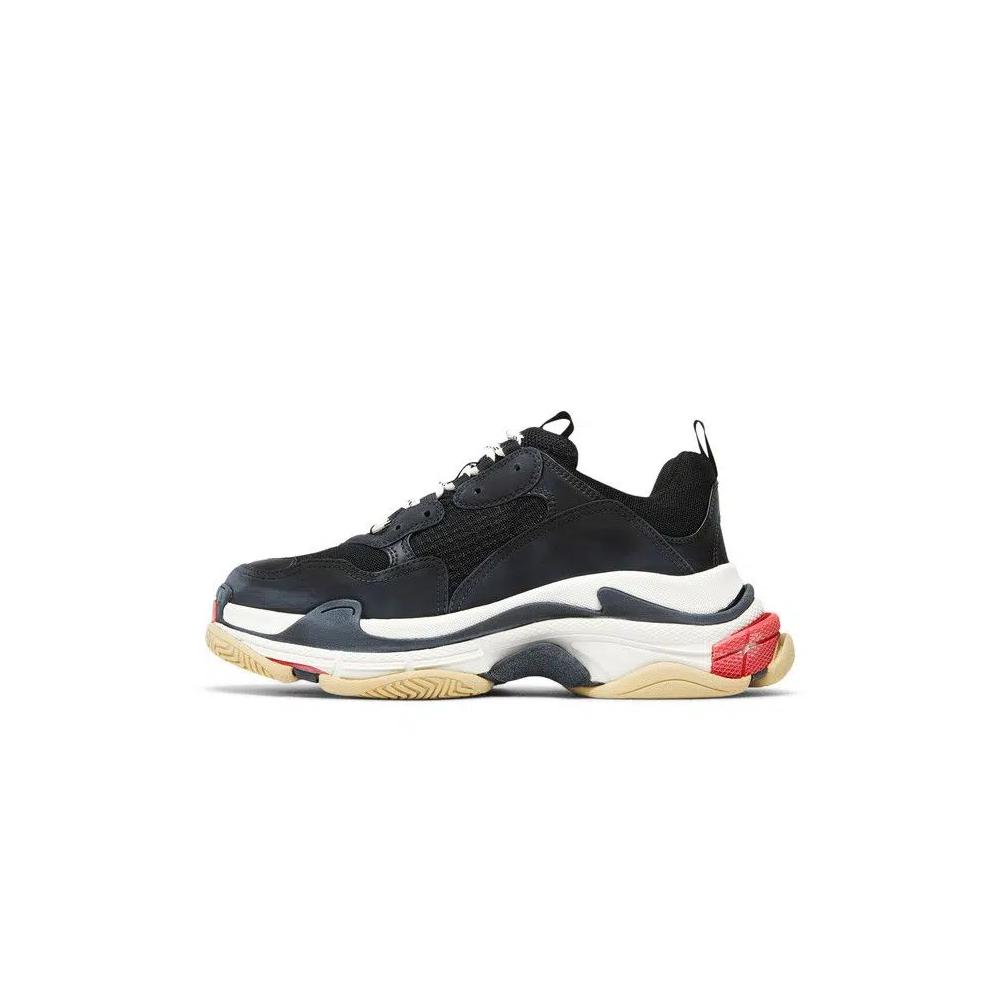 Кроссовки Balenciaga Triple S Sneaker 'Black Red' 3