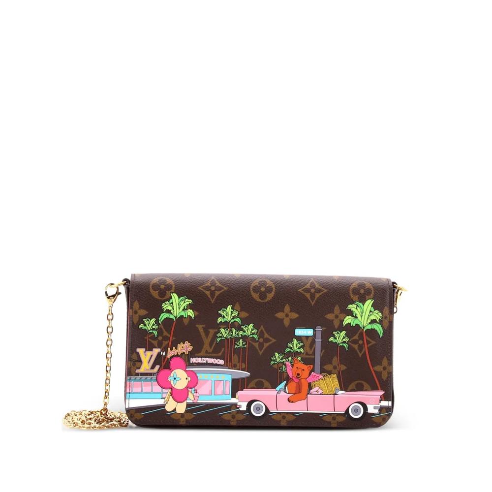 Сумка через плечо Felicie Pochette Limited Edition Vivienne Xmas Monogram Canvas 1
