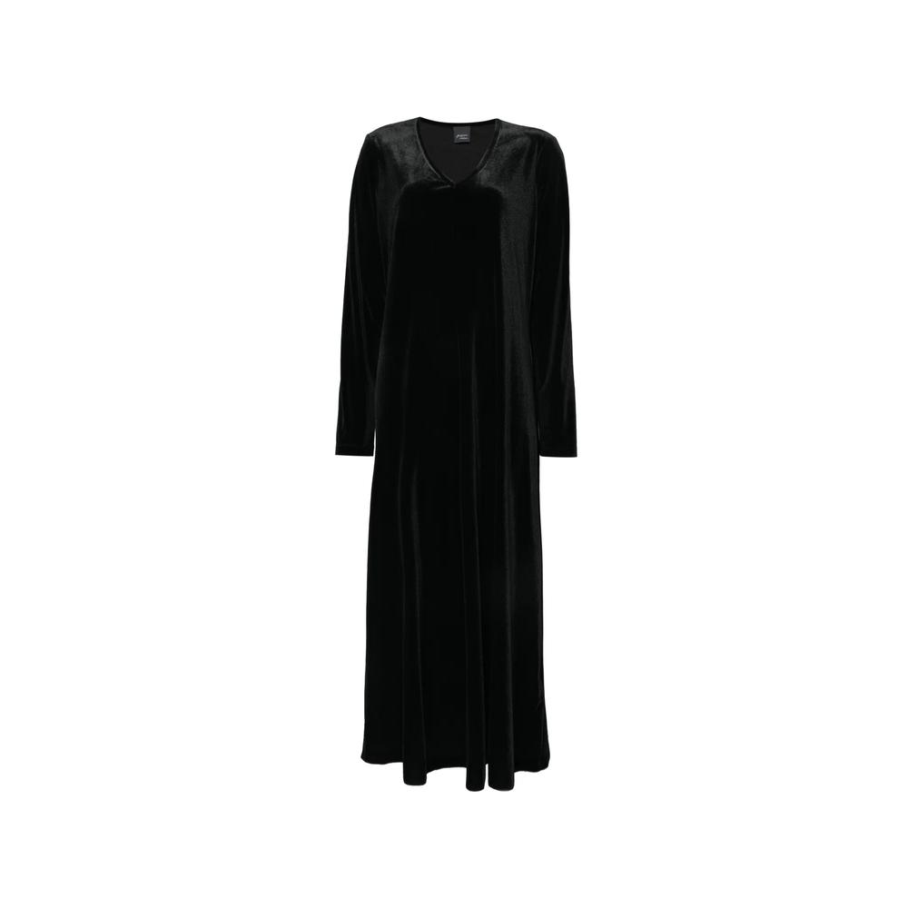 velvet V-neck maxi dress 1
