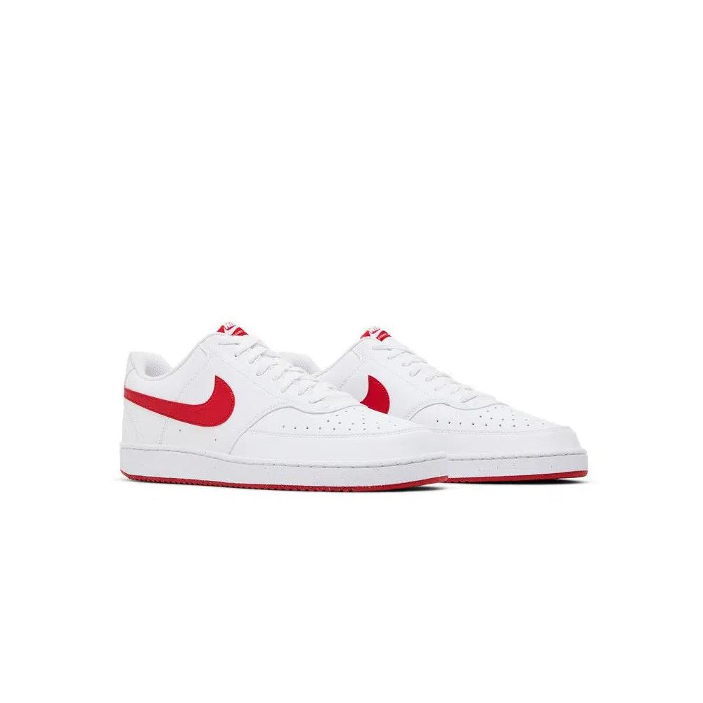 Кроссовки Nike Court Vision Low Next Nature «White University Red» 8