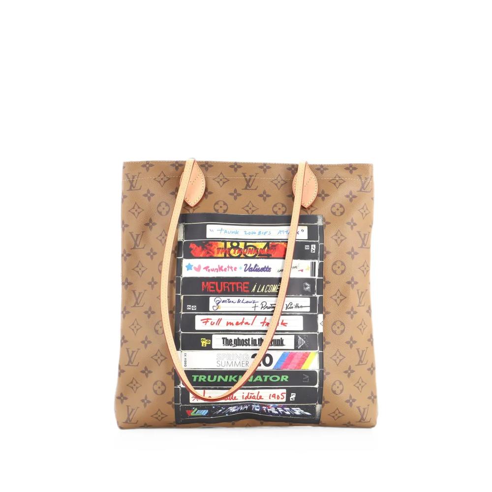Сумка-тоут Carry It Limited Edition Video Tape Reverse Monogram Canvas 1