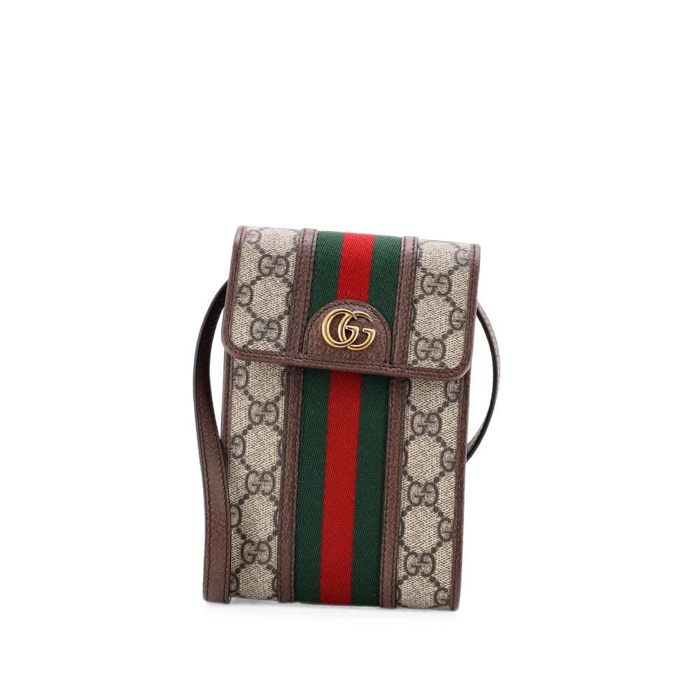 Ophidia Vertical Flap GG Coated Canvas Mini crossbody bag 1