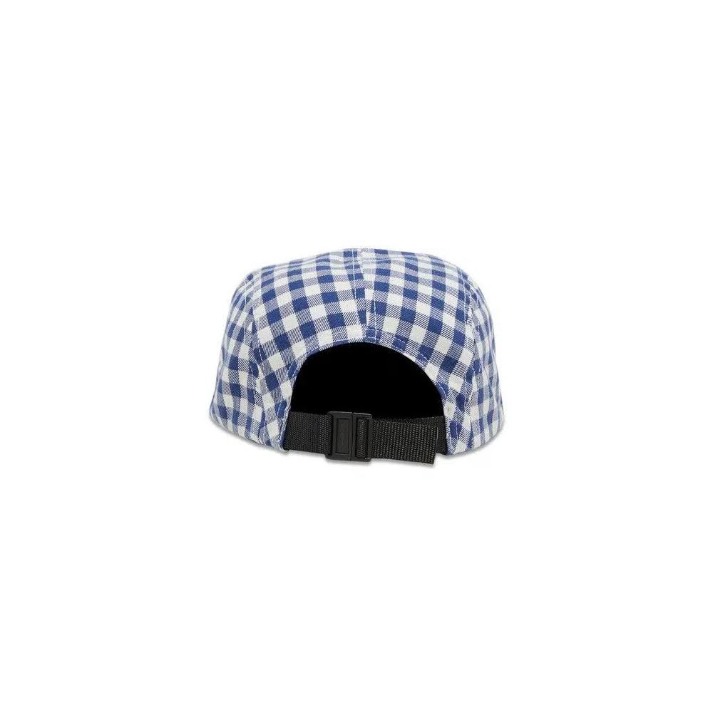 Кепки Supreme Gingham Camp Cap 'Navy' 4