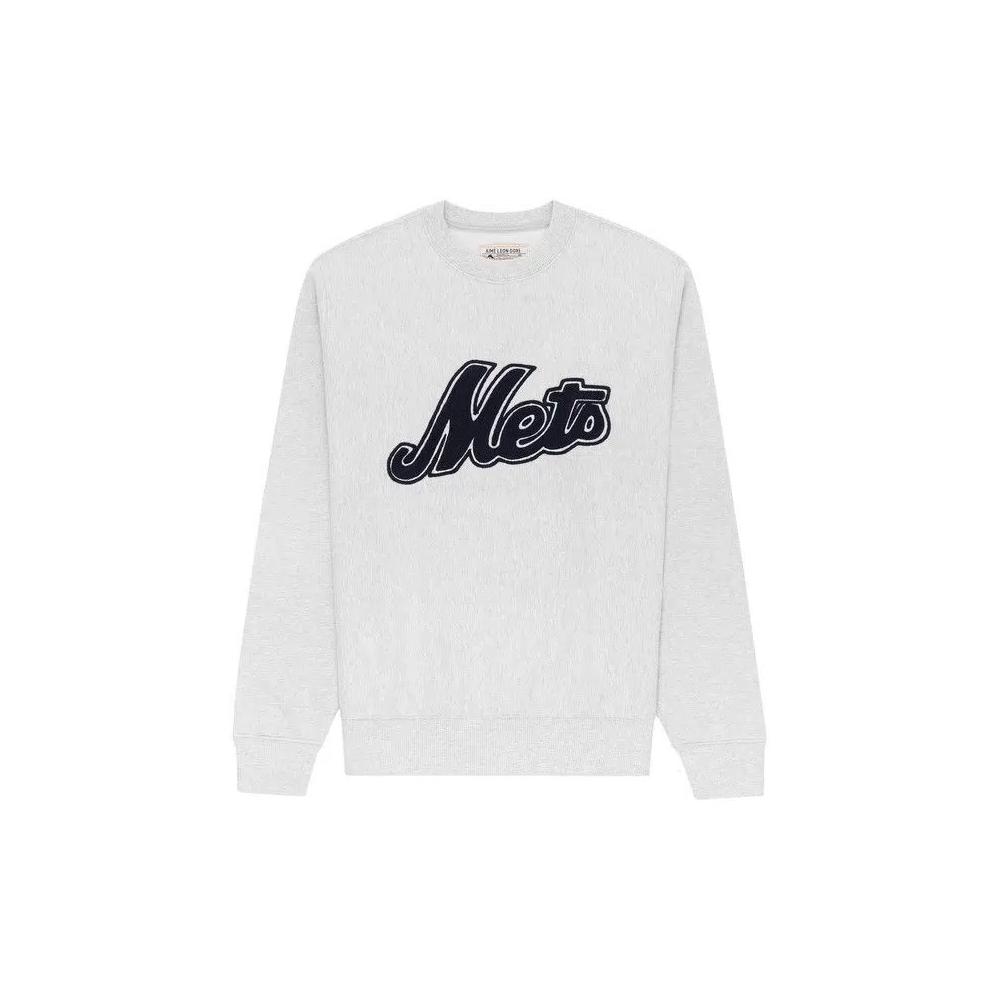 Свитеры Aimé Leon Dore x New York Mets Chainstitch Crewneck Sweatshirt 'Silver Mix' 1