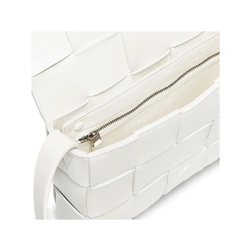 Сумки через плечо Bottega Veneta Cassette Bag 'White/Silver' 3