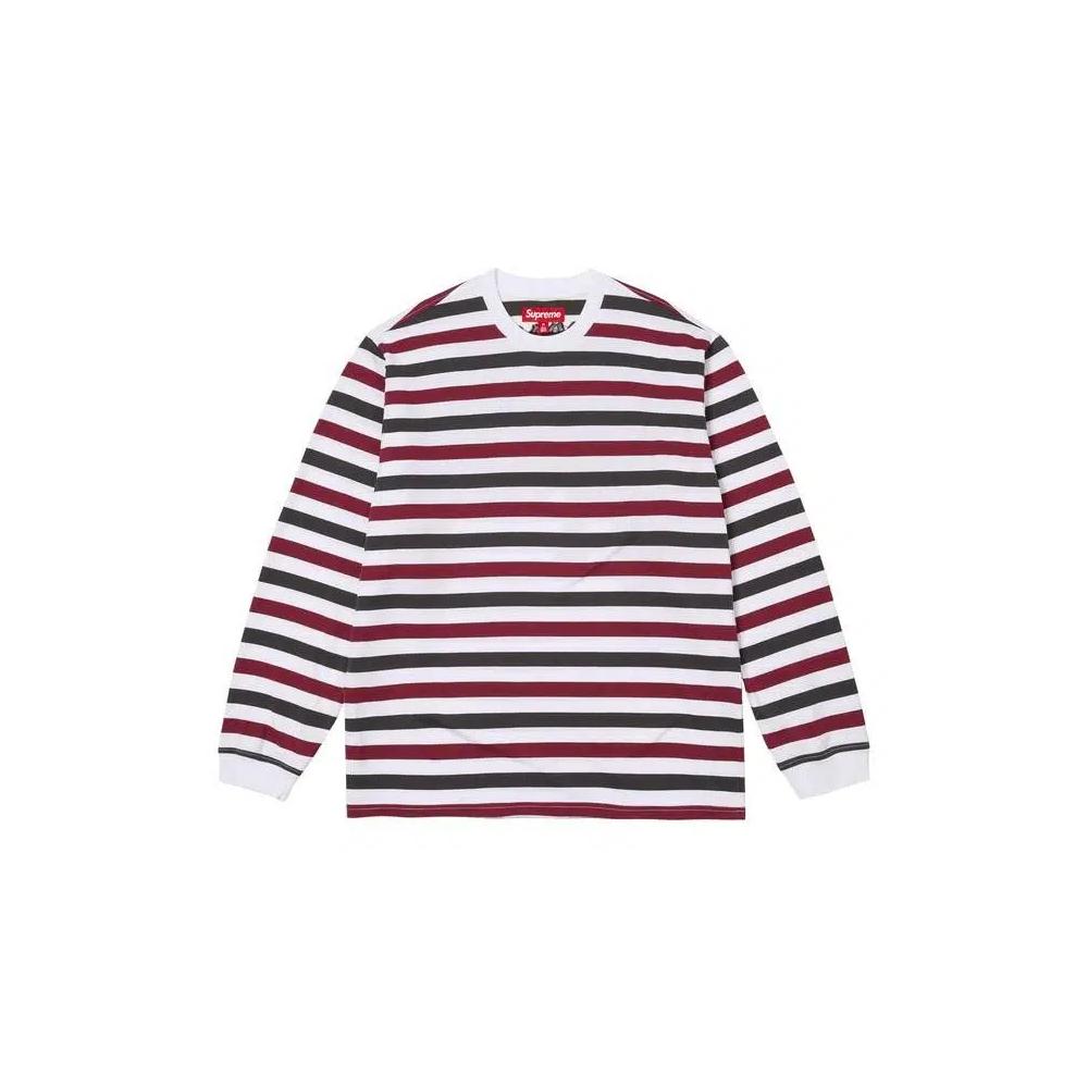 Рубашки и топы Supreme Intarsia Long-Sleeve Top 'Stripe' 2