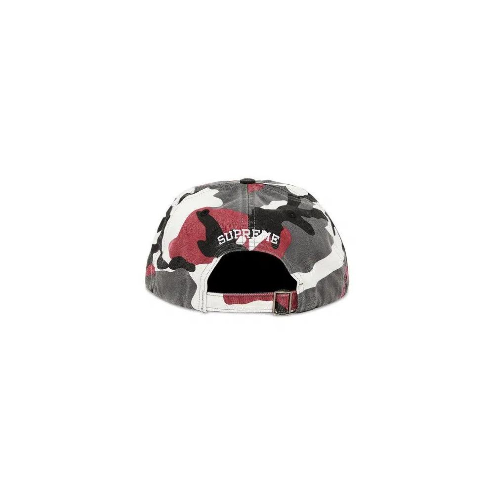Бейсболки Supreme Pigment Print S Logo 6-Panel «Red Camo» 4