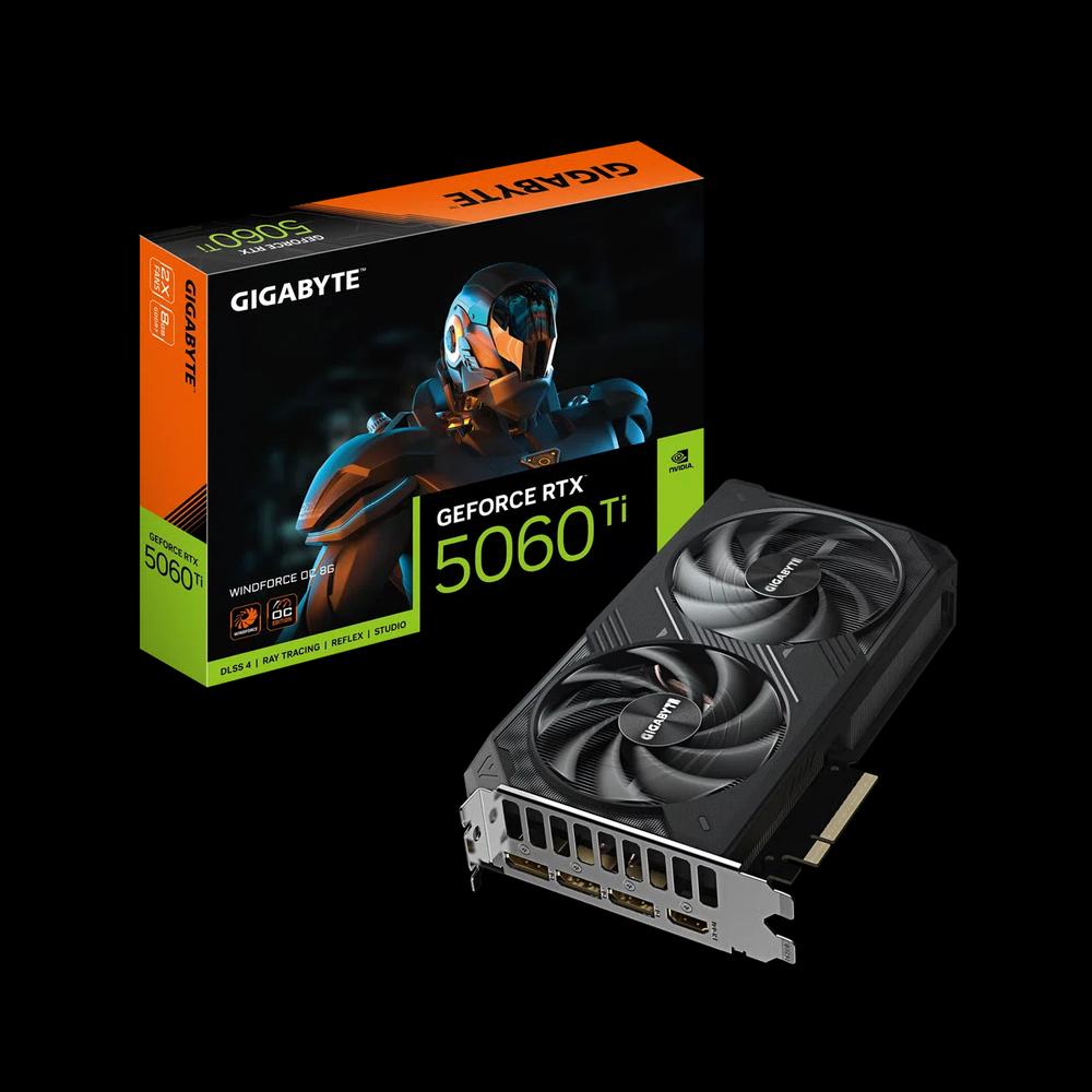 GIGABYTE GeForce RTX 5060 Ti WINDFORCE OC 8G видеокарта 1