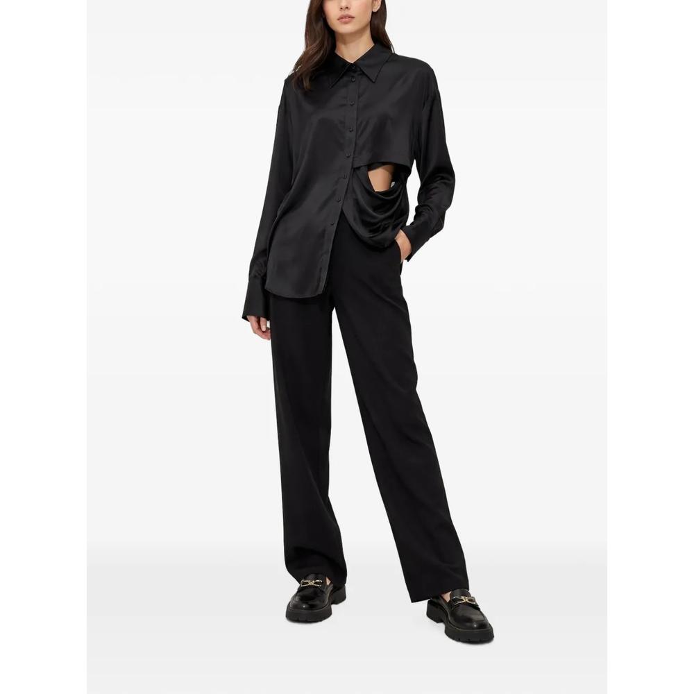 cut-out draped shirt 2