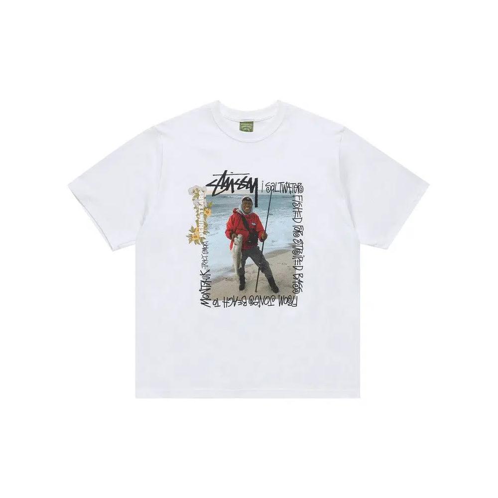 Футболки Stussy x Denim Tears Stüssy Tears Tracy Emory Photo Tee 'Белый' 2