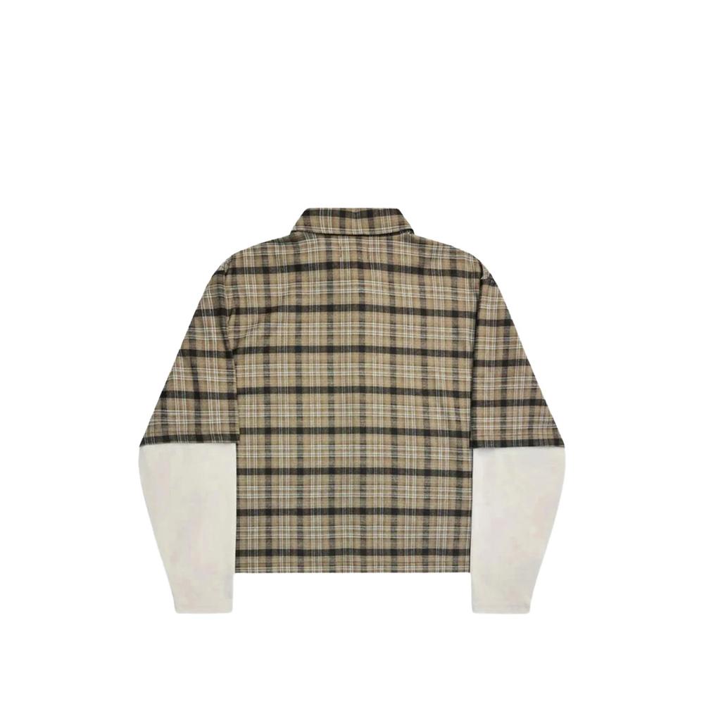 check-pattern double-layered shirt 2