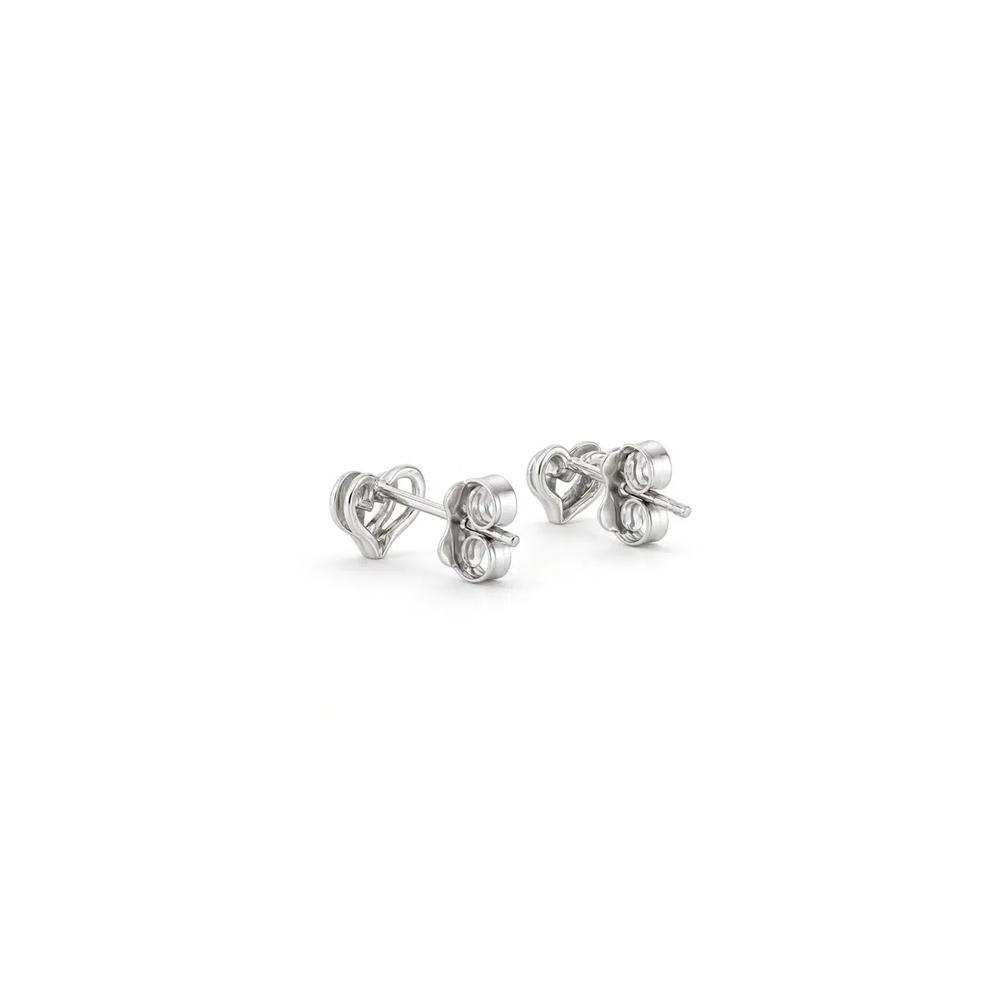 TOMEI серьги-сердечки, белое золото 585/14K 3