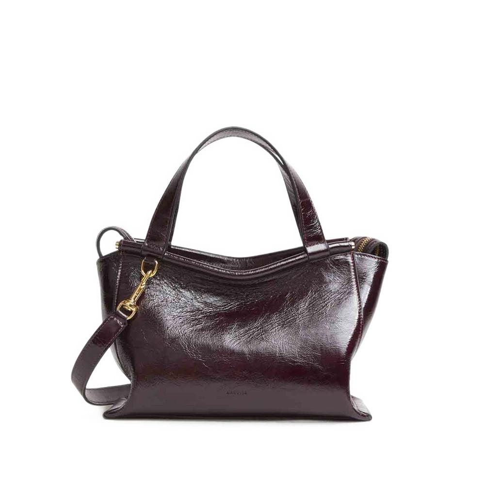 Ida patent leather tote bag 1