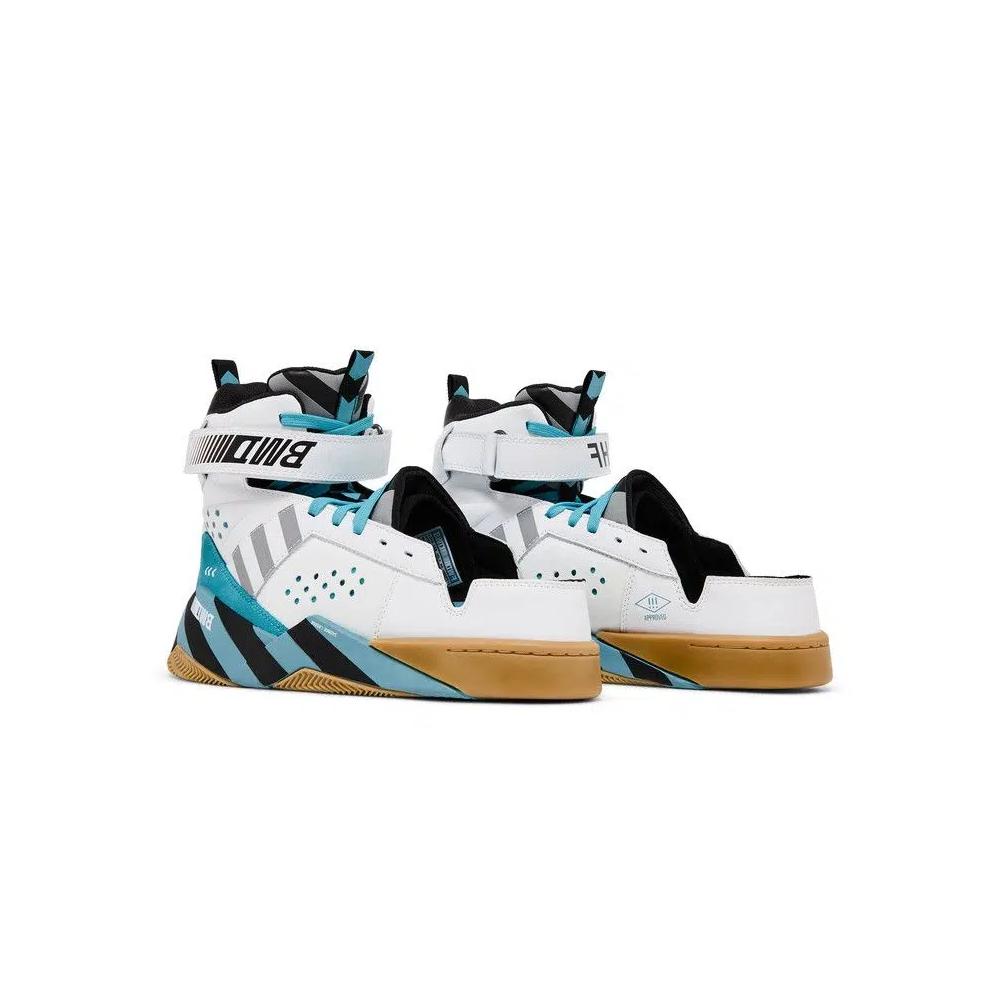 Кроссовки MSCHF BWD High 'White Black Blue' 8