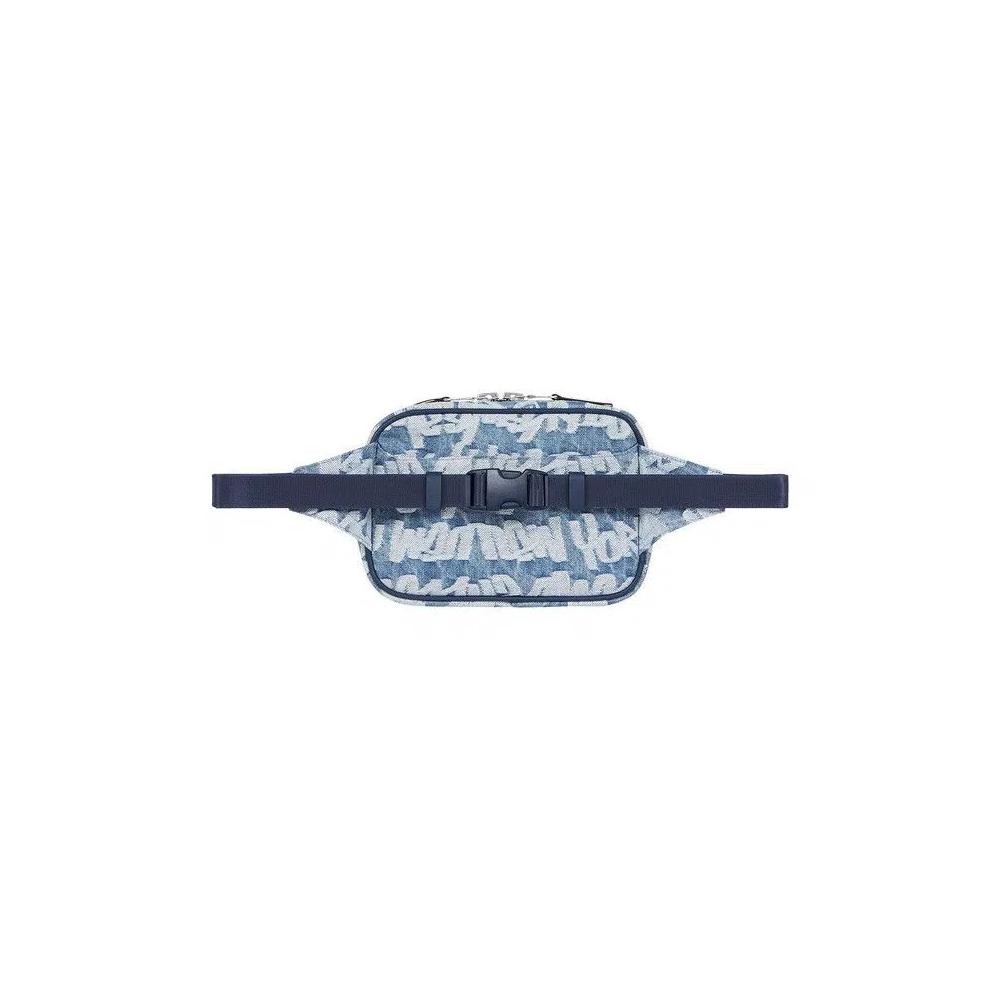 Поясные сумки Supreme Fat Tip Jacquard Denim Waist Bag 'Blue' 2