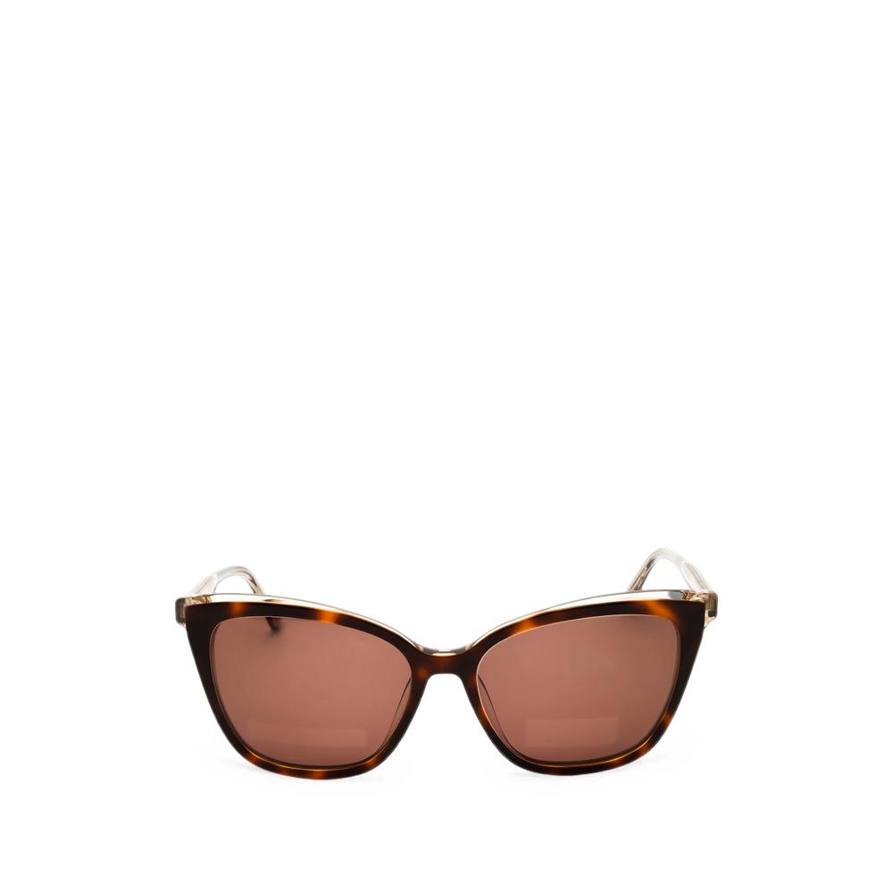 tortoiseshell-effect cat-eye sunglasses 1