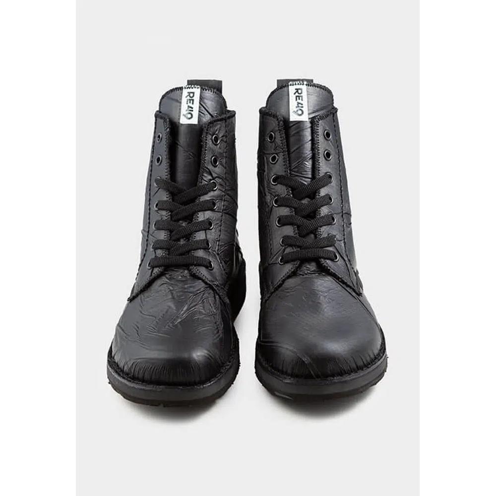 STAGE boots - Изготовлено из 100% переработанных материалов в Италии - Переработанные паруса, джинсы и автомобильные шины. Sail STAGE collection Ботинки - Черный 5
