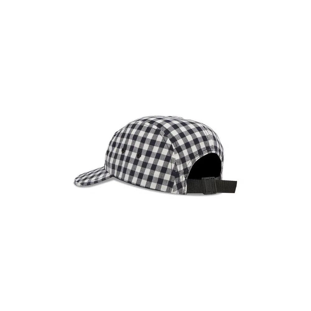 Кепки Supreme Gingham Camp Cap «Черный» 3