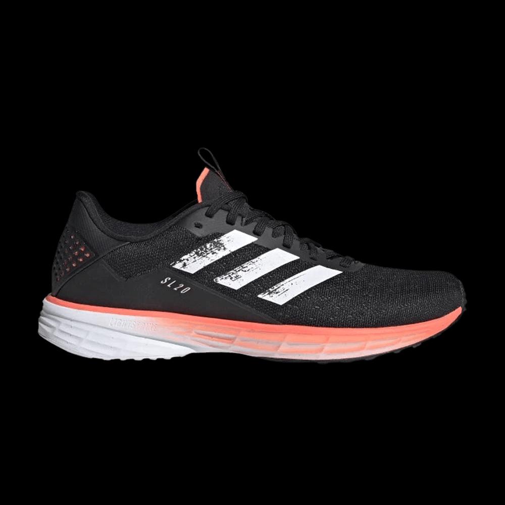 Кроссовки Adidas Wmns SL20 'Black Signal Coral' 1