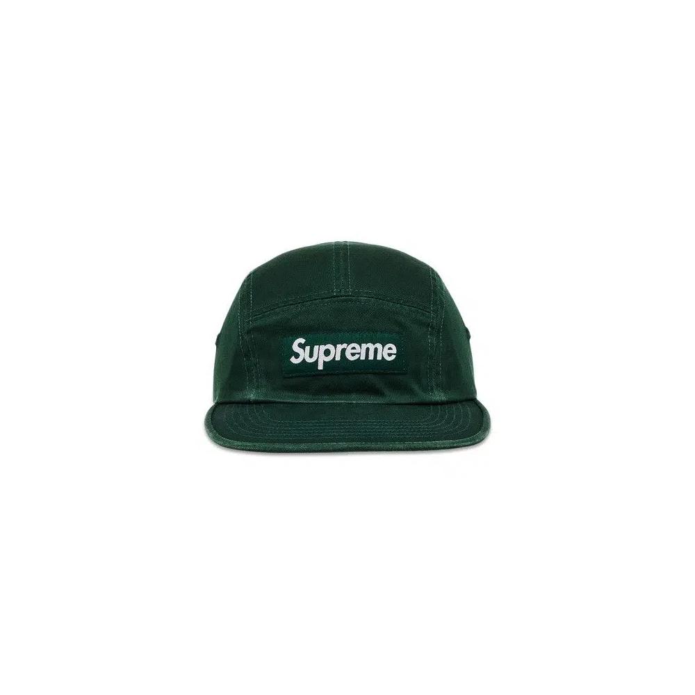 Кепки Supreme Washed Chino Twill Camp Cap 'Сосна' 1