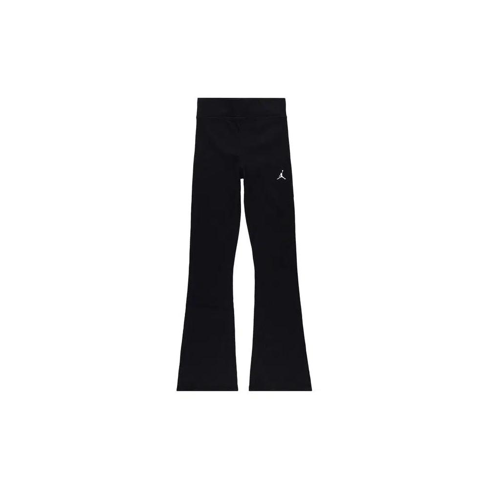 Штаны Air Jordan Mid Rise Flared Leggings 'Black/White' 1