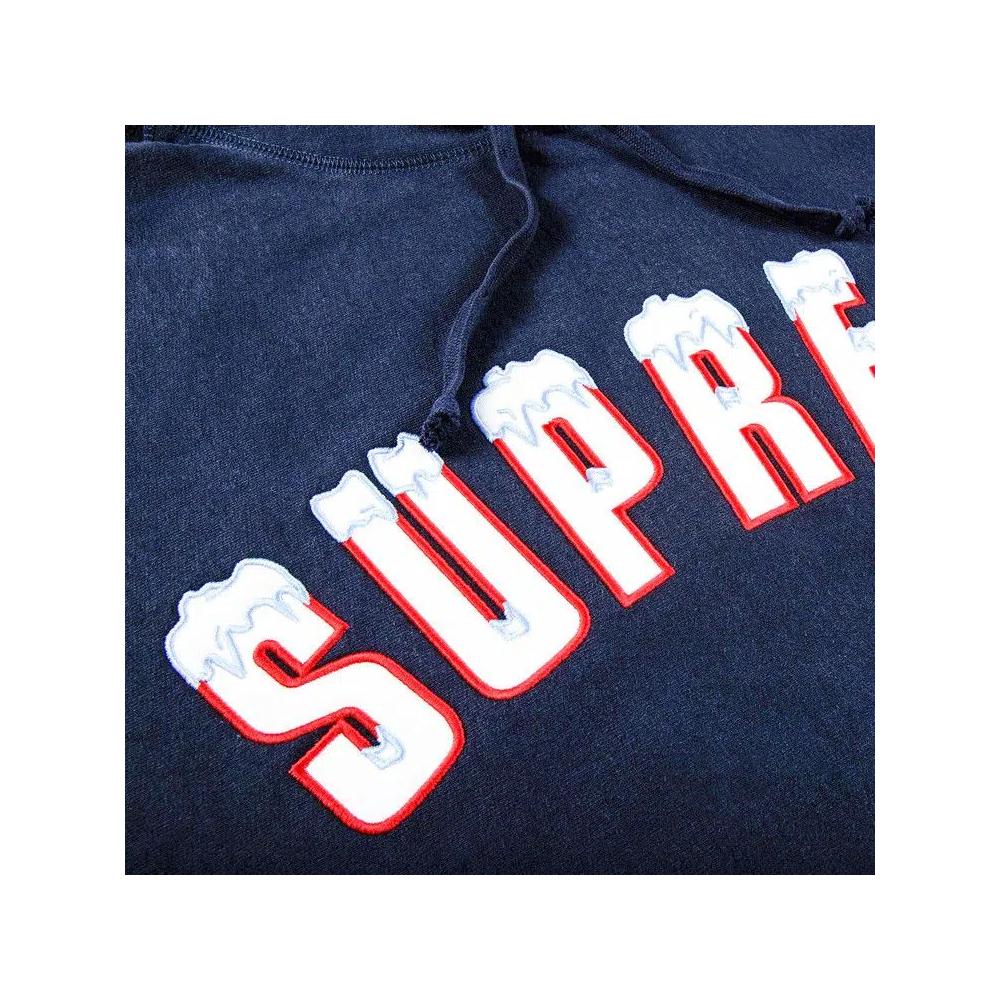 Худи Supreme Icy Arc Hooded Sweatshirt 'Navy' 2