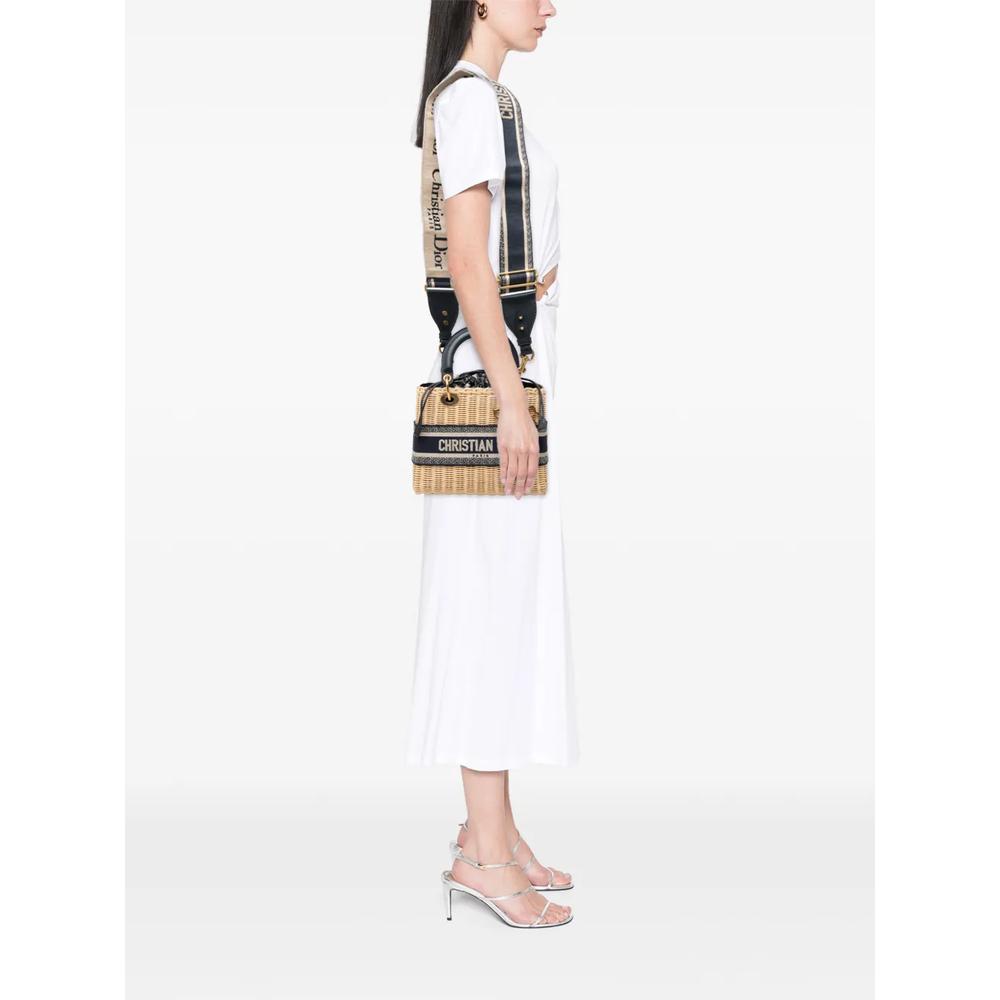 Сумка-сэтчел Wicker Oblique Lady Dior среднего размера (2021 год) 2