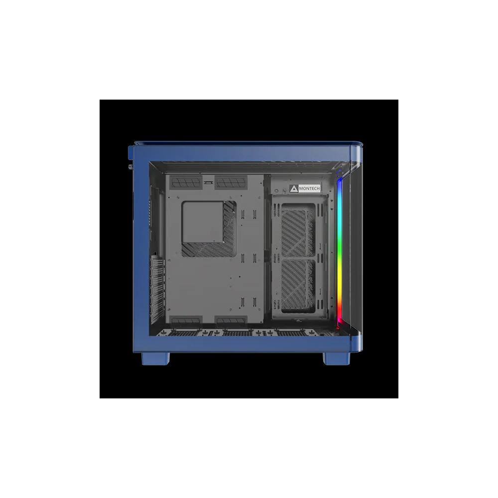 MONTECH KING 95 ATX корпус - Blue синий 4
