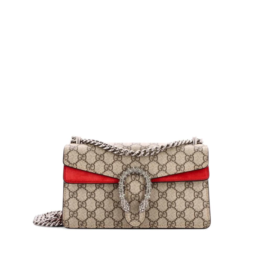 Маленькая сумка на плечо Dionysus Bag GG Crystal Embellished Metal 1