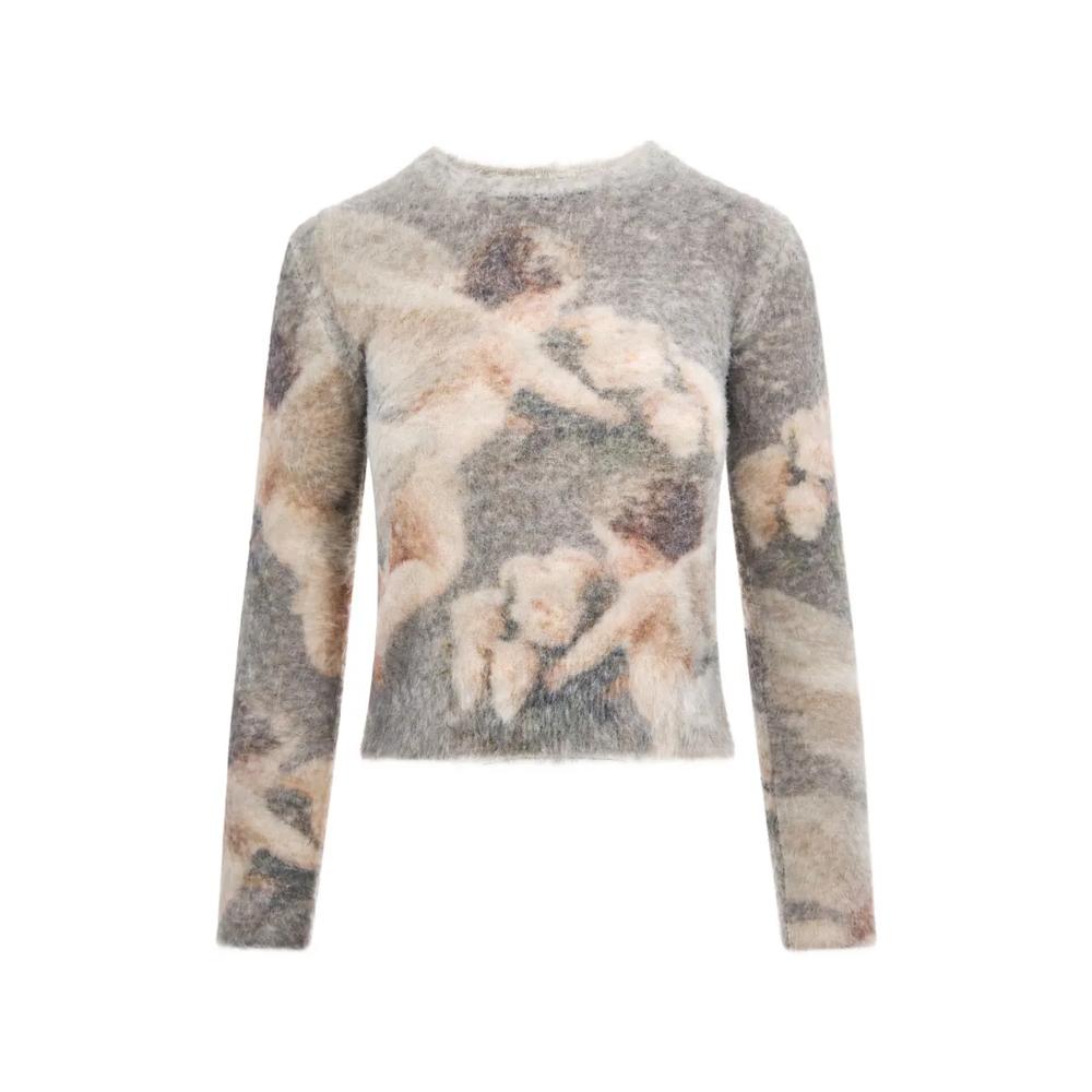 Bouquet Angels intarsia-knit sweater 2
