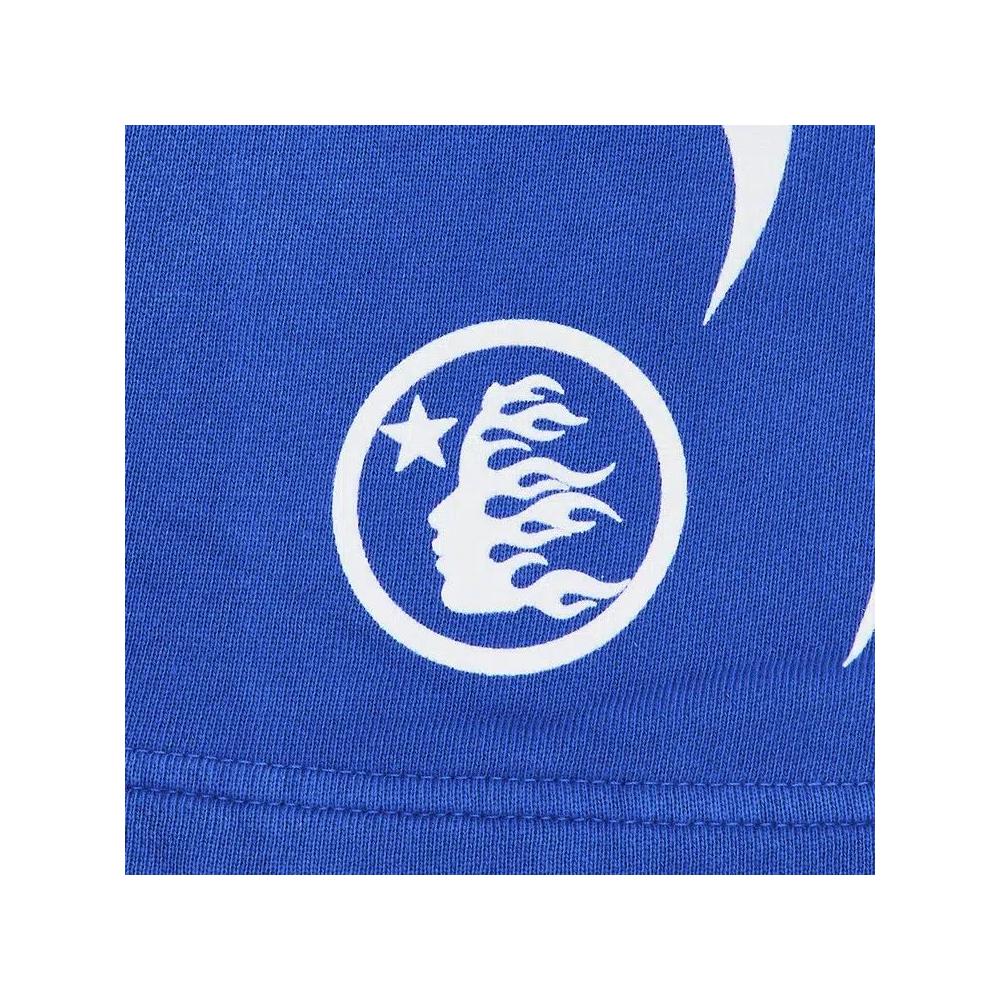Шорты Hellstar Flame Shorts 'Blue' 3