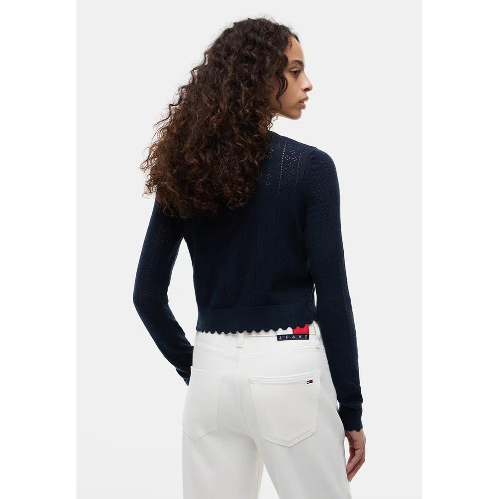 Облегающий кардиган с точечным узором и флагом - Tommy Jeans 2