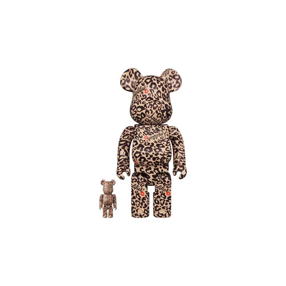 Фигурки BE@RBRICK Amplifier 100% & 400% Set 'Леопардовый принт' 1