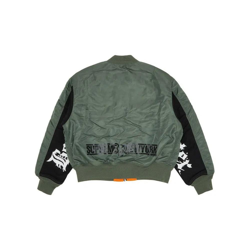 Бомберы Supreme x Bounty Hunter MA-1 'Olive' 2
