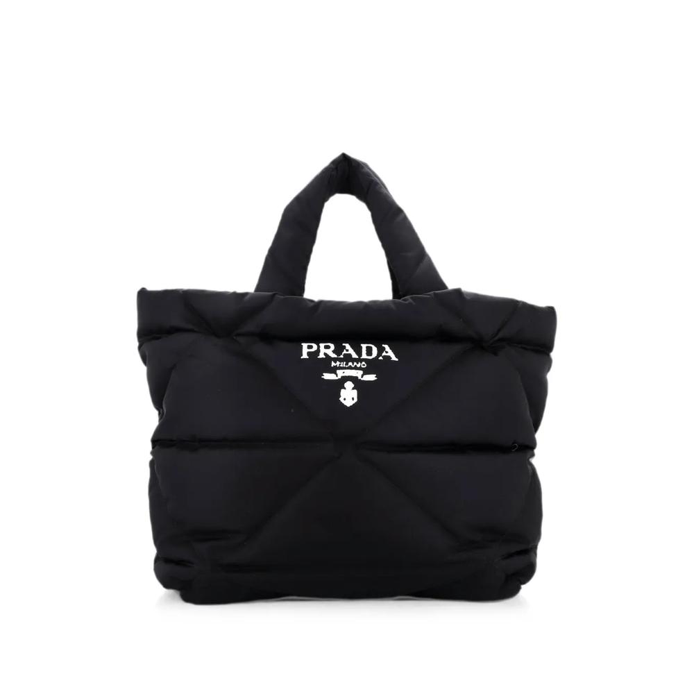 Стеганая сумка-тоут Padded Logo Quilted Re-Nylon Medium 1