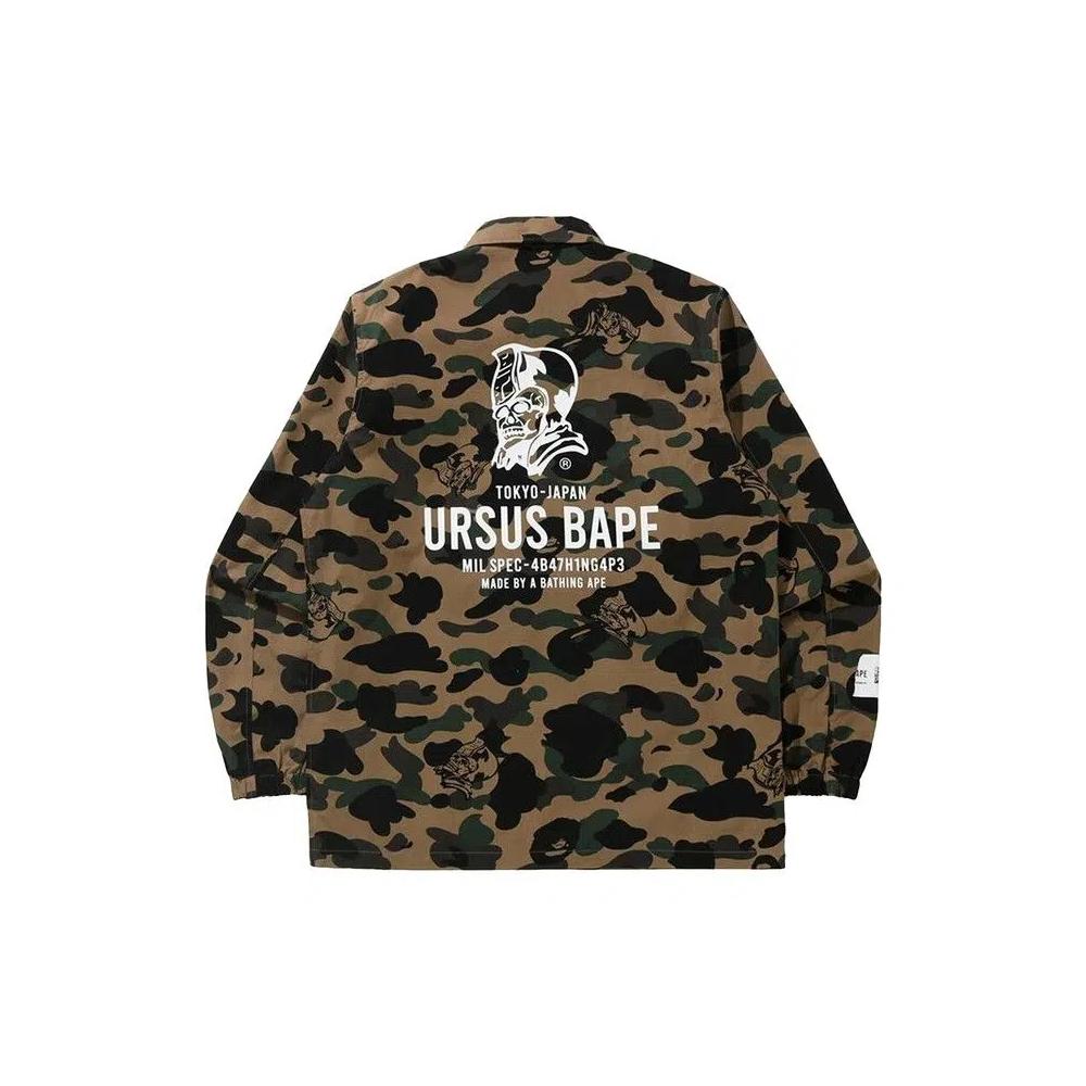 Куртки-бомберы BAPE Ursus Camo Coach Jacket 'Olive' 2