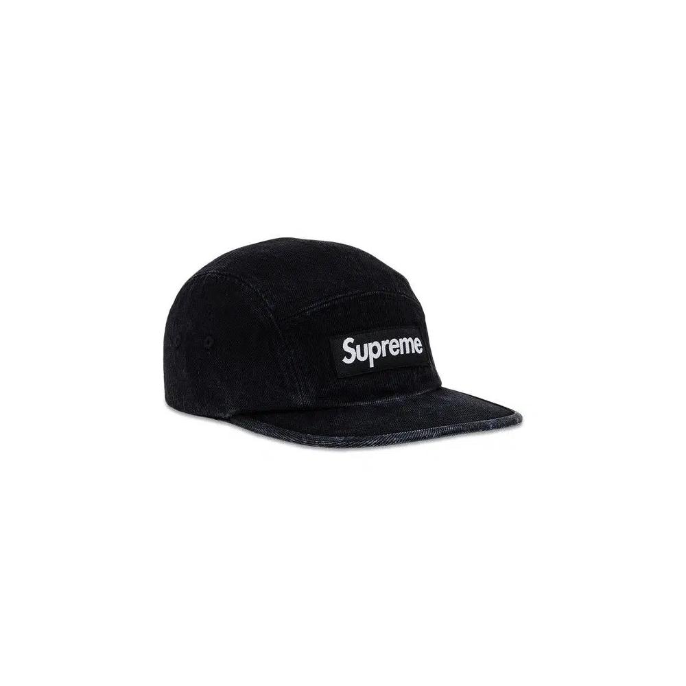 Бейсболки Supreme Denim Camp Cap 'Black' 2