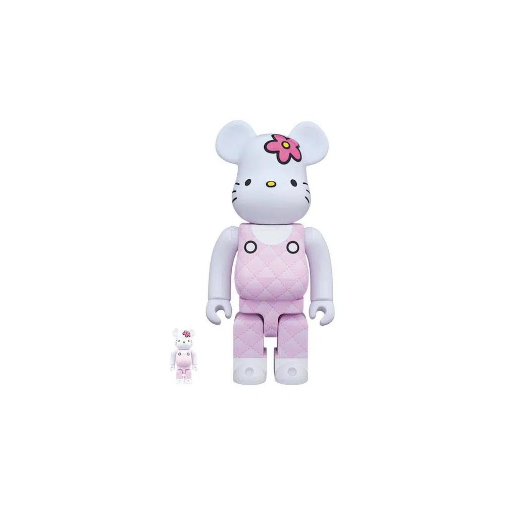 Фигурки BE@RBRICK x Hello Kitty Generation 90's 100% & 400% Set 'White/Pink' 1