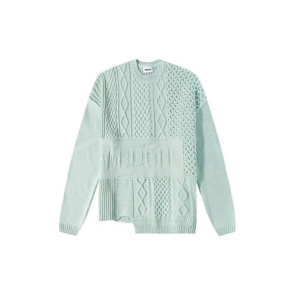 Свитера Ambush Patchwork Knitted Jumper 'Мятный' 1